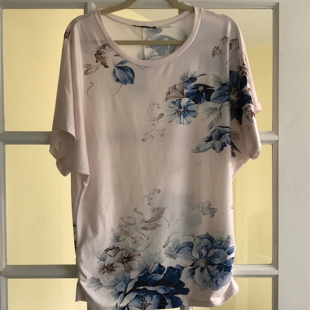 Cream floral top